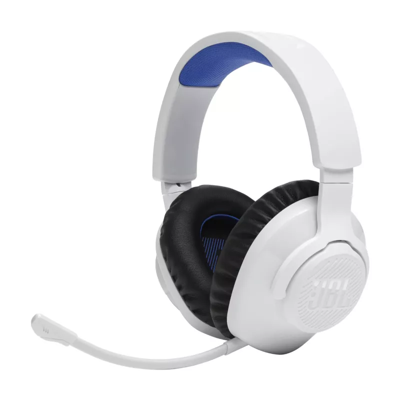 JBL Quantum 360P belaidės ausinės žaidimams USB Type-C Bluetooth mėlyna, balta
