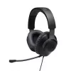 Ausinės JBL Quantum 100 BLACK, laidinės, žaidimams, 20-20000 Hz, 216 g, juodos