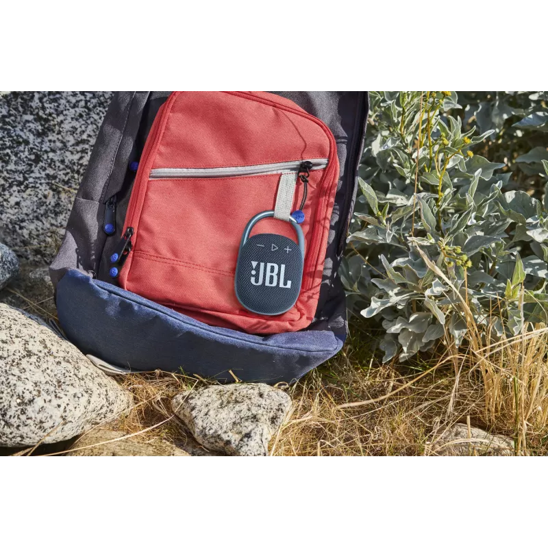 JBL CLIP 4 MĖLYNA, nešiojamas Bluetooth garsiakalbis, 5 W, IP67
