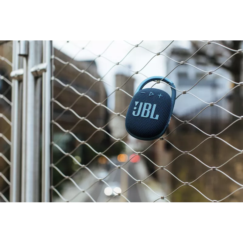 JBL CLIP 4 MĖLYNA, nešiojamas Bluetooth garsiakalbis, 5 W, IP67