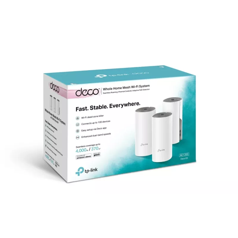 TP-Link AC1200 viso namo „Mesh“ Wi-Fi sistema, 3 vnt. rinkinys