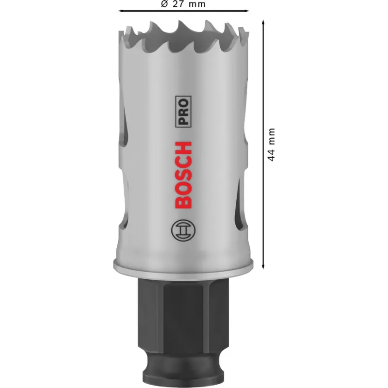 Koroninis pjūklas Bosch PRO Multi Material PC Plus 44/27 mm – vienetinis, 27 mm skersmens
