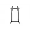 Multibrackets M Public Display Stovas 210 Dvigubas Stulpas su Ratukais Juodas