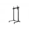 Multibrackets M Public Display Stovas 210 Dvigubas Stulpas su Ratukais Juodas