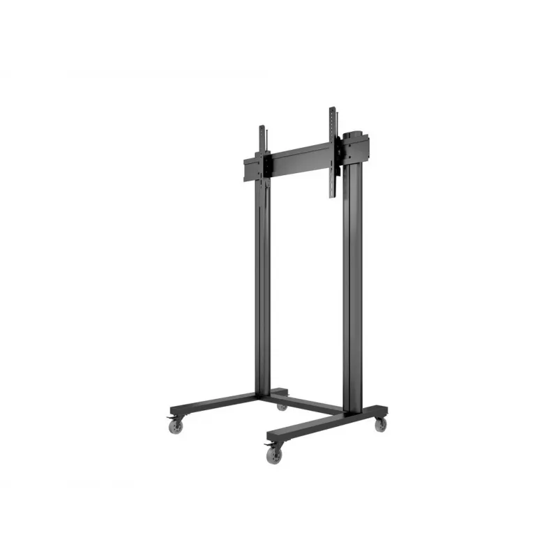 Multibrackets M Public Display Stovas 210 Dvigubas Stulpas su Ratukais Juodas