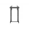 Multibrackets M Public Display Stovas 210 Dvigubas Stulpas su Ratukais Juodas