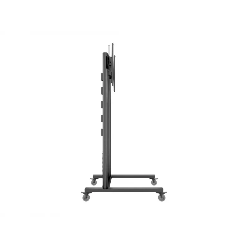 Multibrackets M Public Display Stovas 210 Dvigubas Stulpas su Ratukais Juodas