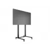 Multibrackets M Public Display Stovas 210 Dvigubas Stulpas su Ratukais Juodas