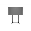 Multibrackets M Public Display Stovas 210 Dvigubas Stulpas su Ratukais Juodas