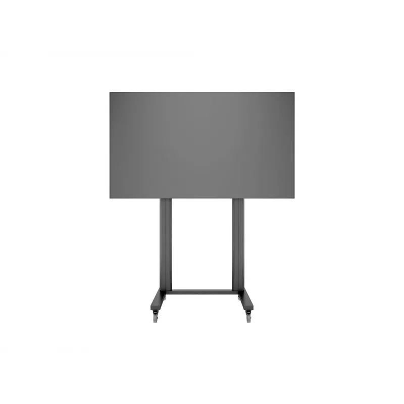 Multibrackets M Public Display Stovas 210 Dvigubas Stulpas su Ratukais Juodas