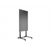 Multibrackets M Public Display Stovas 210 Dvigubas Stulpas su Ratukais Juodas