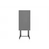 Multibrackets M Public Display Stovas 210 Dvigubas Stulpas su Ratukais Juodas
