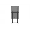 Multibrackets M Public Display Stovas 210 Dvigubas Stulpas su Ratukais Juodas