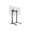 Multibrackets M Public Display Stovas 210 Dvigubas Stulpas su Ratukais Juodas