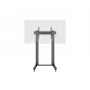 Multibrackets M Public Display Stovas 210 Dvigubas Stulpas su Ratukais Juodas