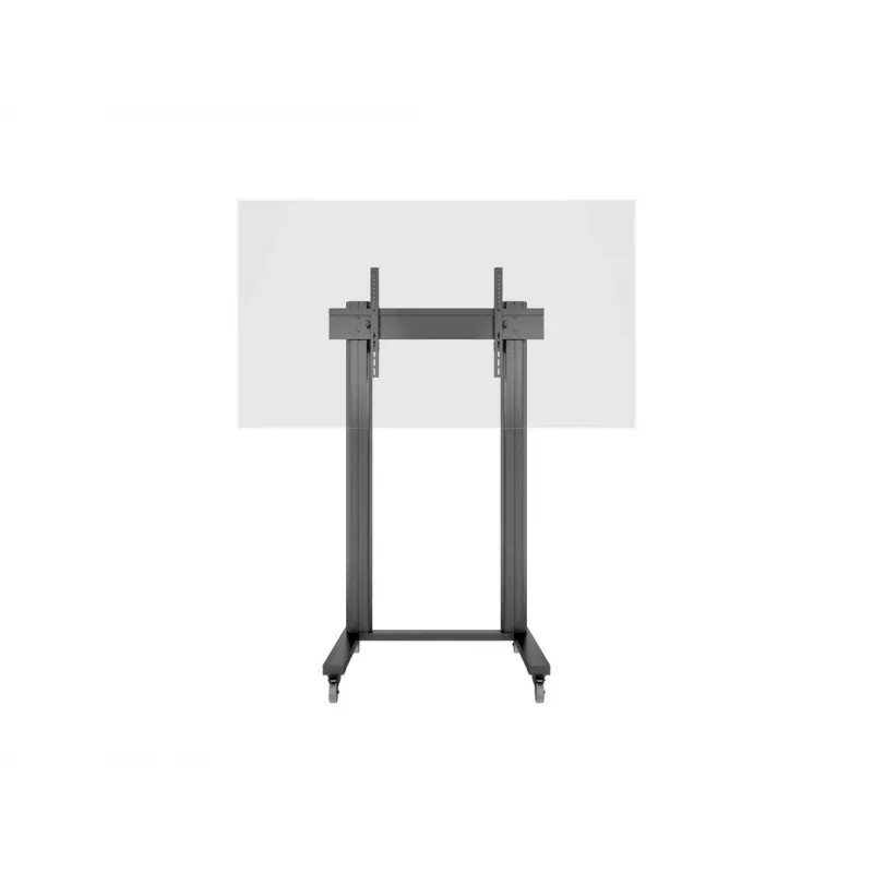 Multibrackets M Public Display Stovas 210 Dvigubas Stulpas su Ratukais Juodas