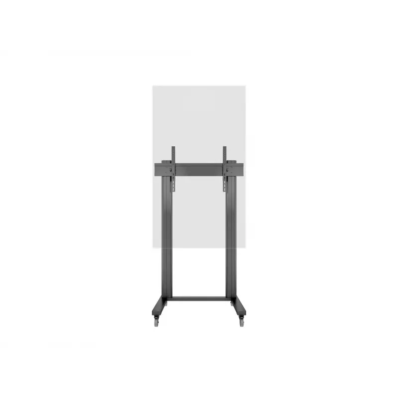Multibrackets M Public Display Stovas 210 Dvigubas Stulpas su Ratukais Juodas