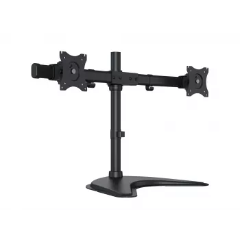 Multibrackets M Deskstand Basic Dual stovas monitoriui, laisvai pastatomas, 16 kg, 38,1 cm (15 inch), 68,6 cm (27 inch), 100 x 100 mm, juodas