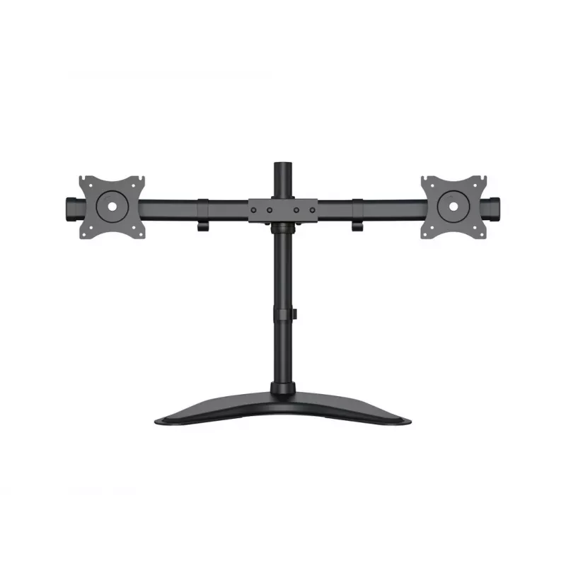 Multibrackets M Deskstand Basic Dual stovas monitoriui, laisvai pastatomas, 16 kg, 38,1 cm (15 inch), 68,6 cm (27 inch), 100 x 100 mm, juodas