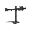 Multibrackets M Deskstand Basic Dual stovas monitoriui, laisvai pastatomas, 16 kg, 38,1 cm (15 inch), 68,6 cm (27 inch), 100 x 100 mm, juodas