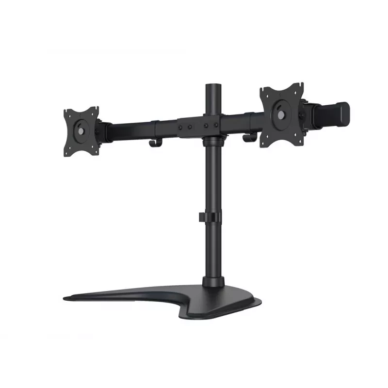 Multibrackets M Deskstand Basic Dual stovas monitoriui, laisvai pastatomas, 16 kg, 38,1 cm (15 inch), 68,6 cm (27 inch), 100 x 100 mm, juodas