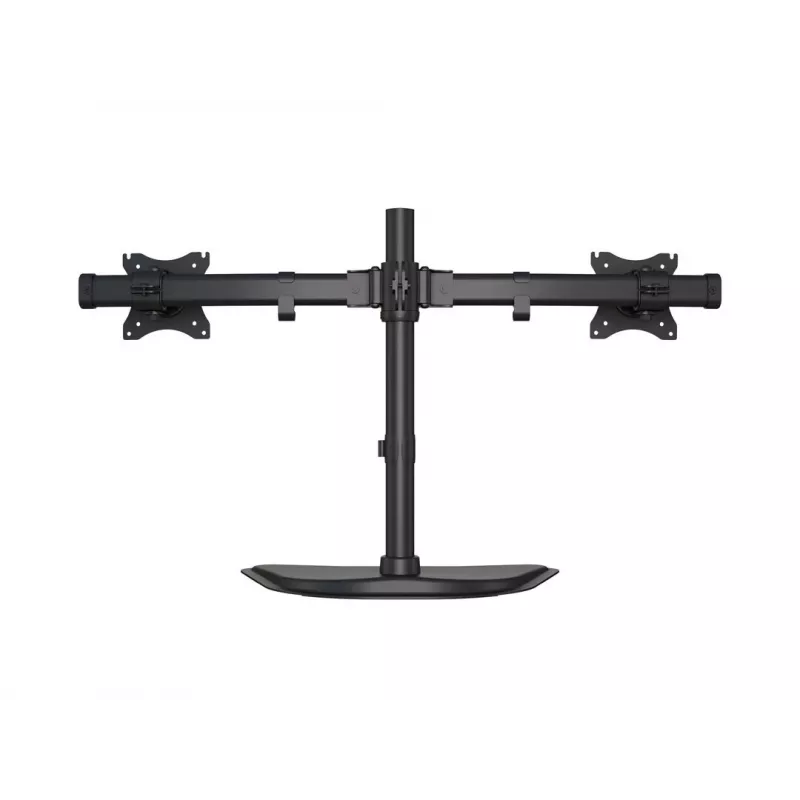 Multibrackets M Deskstand Basic Dual stovas monitoriui, laisvai pastatomas, 16 kg, 38,1 cm (15 inch), 68,6 cm (27 inch), 100 x 100 mm, juodas