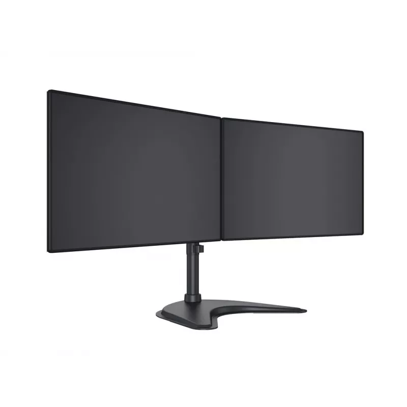 Multibrackets M Deskstand Basic Dual stovas monitoriui, laisvai pastatomas, 16 kg, 38,1 cm (15 inch), 68,6 cm (27 inch), 100 x 100 mm, juodas