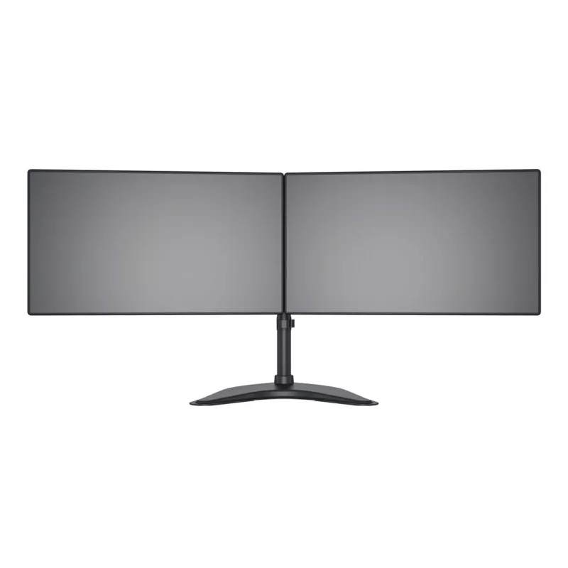 Multibrackets M Deskstand Basic Dual stovas monitoriui, laisvai pastatomas, 16 kg, 38,1 cm (15 inch), 68,6 cm (27 inch), 100 x 100 mm, juodas