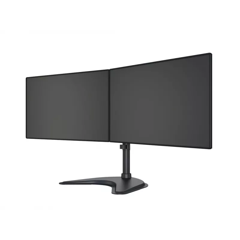 Multibrackets M Deskstand Basic Dual stovas monitoriui, laisvai pastatomas, 16 kg, 38,1 cm (15 inch), 68,6 cm (27 inch), 100 x 100 mm, juodas