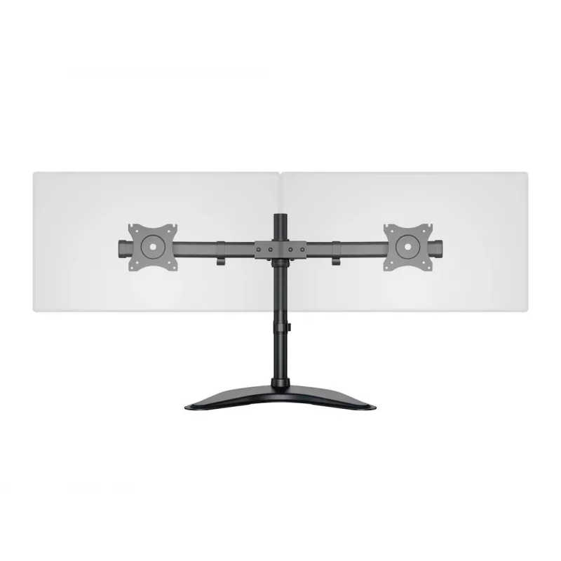 Multibrackets M Deskstand Basic Dual stovas monitoriui, laisvai pastatomas, 16 kg, 38,1 cm (15 inch), 68,6 cm (27 inch), 100 x 100 mm, juodas