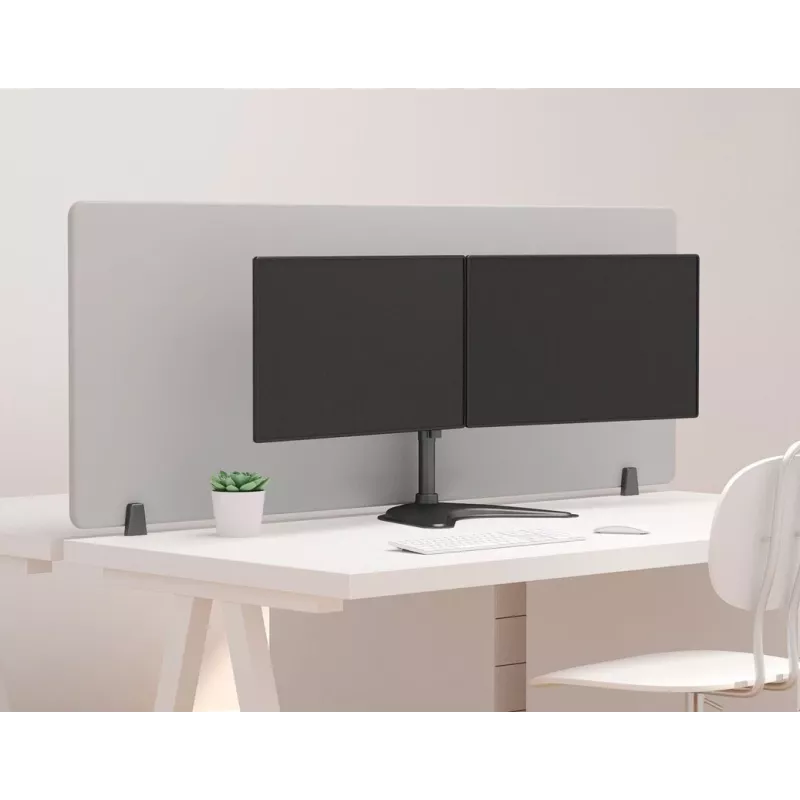 Multibrackets M Deskstand Basic Dual stovas monitoriui, laisvai pastatomas, 16 kg, 38,1 cm (15 inch), 68,6 cm (27 inch), 100 x 100 mm, juodas