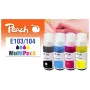 Peach 321330 kasetė 4 vnt. Suderinama Standartinė talpa Juoda, Žydra, Purpurinė, Geltona