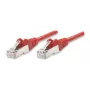 Intellinet tinklo jungiamasis kabelis Cat5e, 3 m, raudonas, CCA, F/UTP, PVC, RJ45, auksuoti kontaktai, be užkablių, su gaubtuku, polietileniniame maišelyje