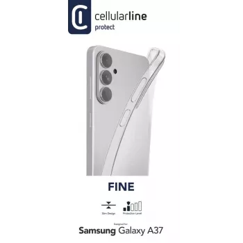 Cellularline Fine – Samsung Galaxy A37 dėklas, permatomas