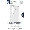 Cellularline Clear Protect - Kietas dėklas su guminiais kraštais, skirtas Galaxy A57