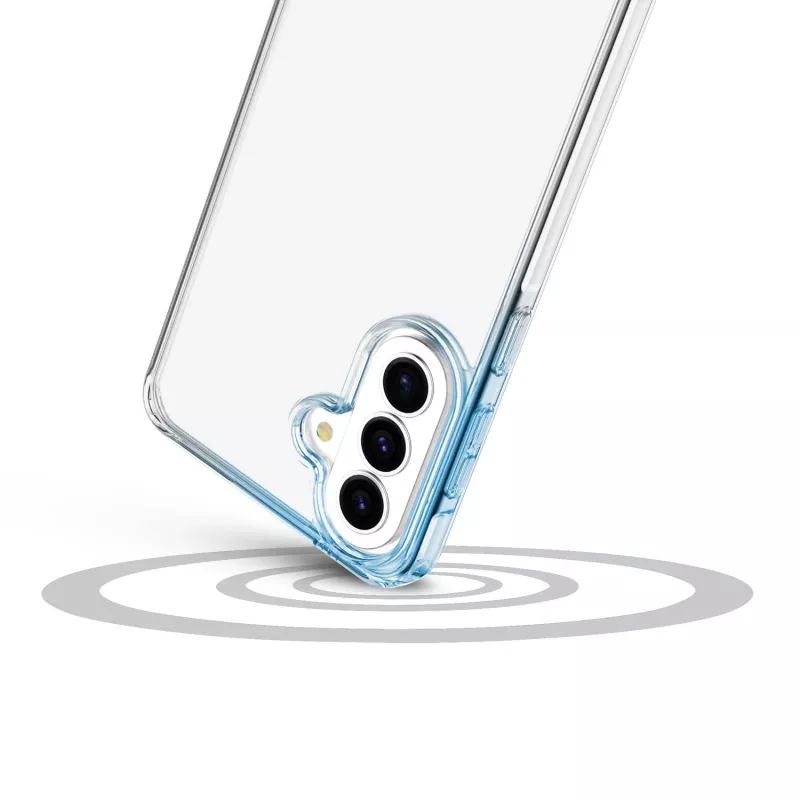 Cellularline Clear Protect - Kietas dėklas su guminiais kraštais, skirtas Galaxy A57