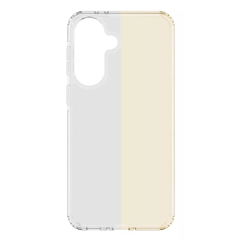 Cellularline Clear Protect – kietas dėklas Samsung Galaxy A37 su guminiais kraštais
