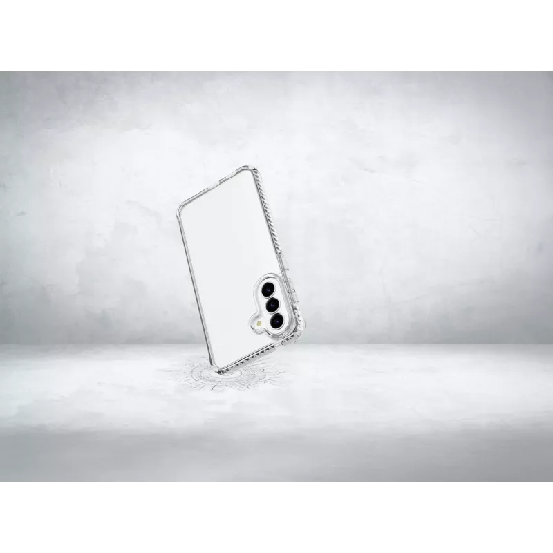 Cellularline Ultra Strong - permatomas dėklas Samsung Galaxy A57, su smūgius sugeriančiais kraštais ir oro kameromis
