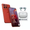 Motorola edge 60 neo + Moto Buds PG38C05749 16,1 cm (6,36 colio) dviejų SIM kortelių Android 15 5G USB Type-C 8 GB 256 GB 5200 mAh Raudona