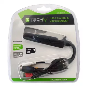 Techly I-USB-VIDEO-700TY vaizdo signalo keitiklis 720 x 576 pikseliai