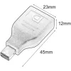 Techly IADAP DP-MDP2 adapteris DisplayPort Mini DisplayPort juodas