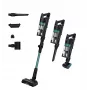 Hoover HF1P10PX 011 belaidis siurblys lazdinis, be maišelio, 0,7 l, 165 W, juoda/turquoise