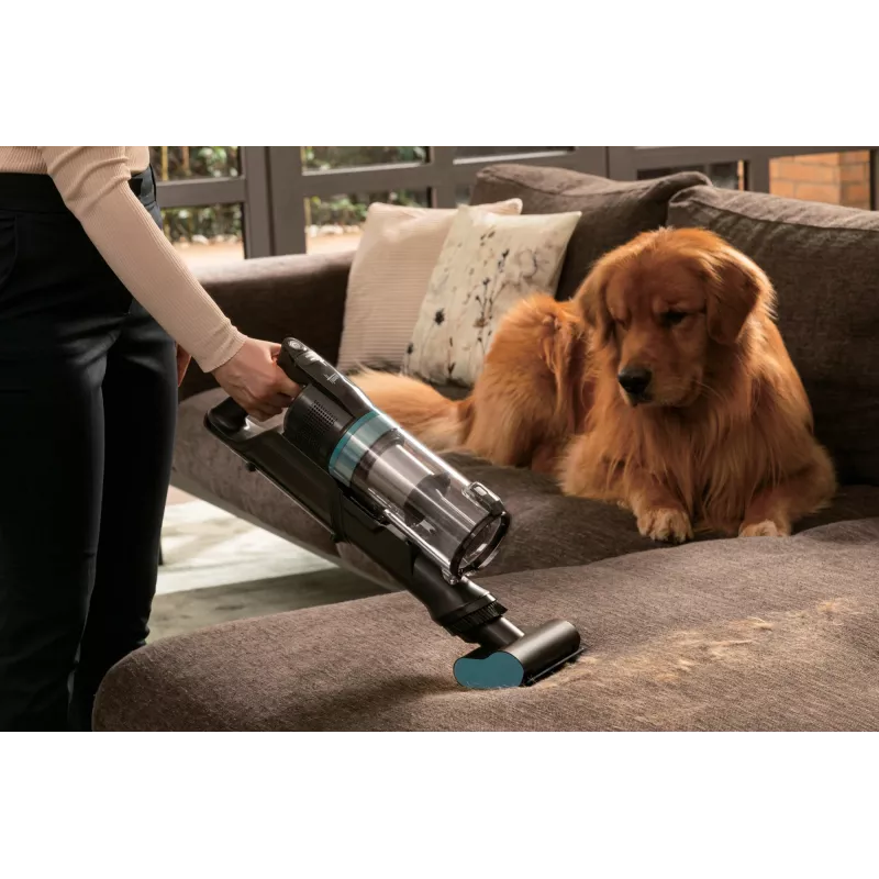 Hoover HF1P10PX 011 belaidis siurblys lazdinis, be maišelio, 0,7 l, 165 W, juoda/turquoise