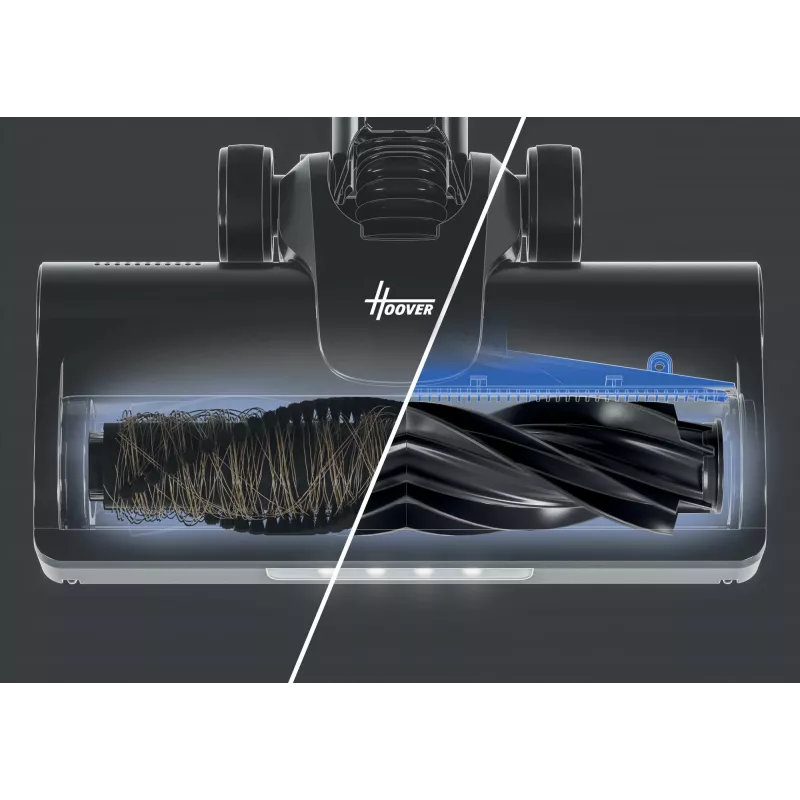 Hoover HF1P10PX 011 belaidis siurblys lazdinis, be maišelio, 0,7 l, 165 W, juoda/turquoise