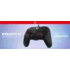 Laidinis žaidimų valdiklis Turtle Beach Rematch, skirtas Nintendo Switch 2 – USB‑C, 3 m laidas, užpakalinis mygtukas, D‑padas, juodas