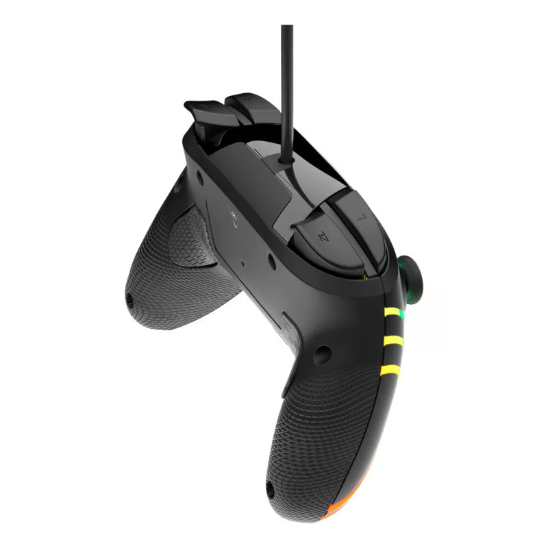 Žaidimų pultas Turtle Beach Afterglow Wave Black, laidinis, RGB, skirtas Nintendo Switch / Switch 2, USB-C, 3 m laidas