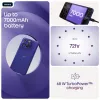 Išmanusis telefonas Motorola edge 70 fusion — Snapdragon 7s Gen 3, 8 GB RAM, 256 GB, 6,78 col. OLED, 50 MP dviguba kamera, 5G, Android 16, 5200 mAh, Violetinė