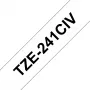 Brother TZE-241CIV juostelė etiketėms TZ