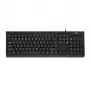 ACT Business klaviatūra USB (Qwerty/US išdėstymas), pilno dydžio (100%), laidinė, USB, membraninė, QWERTY, juoda