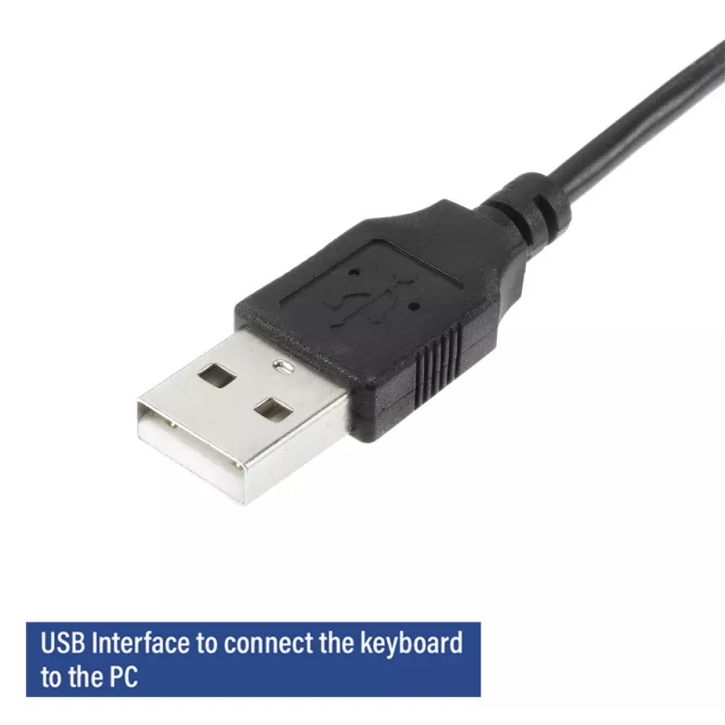 ACT Business klaviatūra USB (Qwerty/US išdėstymas), pilno dydžio (100%), laidinė, USB, membraninė, QWERTY, juoda